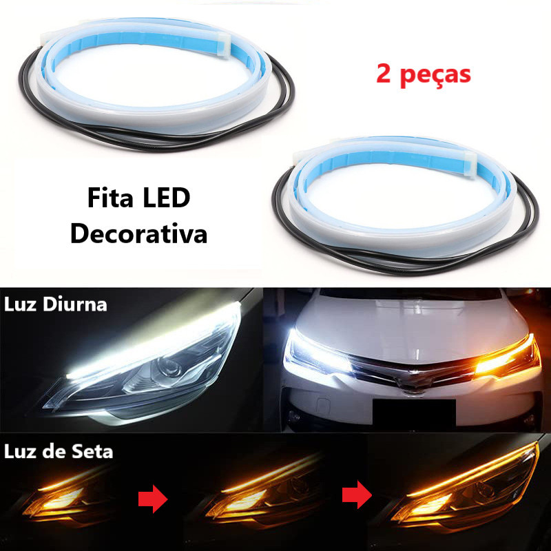 Kit 2 peças Fita Led 60 cm